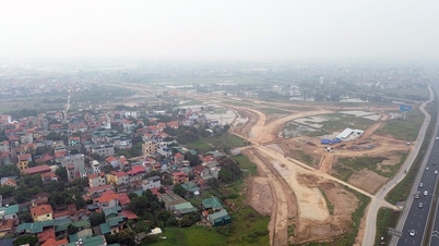 វឌ្ឍនភាពនៃការសាងសង់ផ្លូវប្រសព្វរវាងផ្លូវក្រវ៉ាត់ក្រុងលេខ ៤ និងផ្លូវល្បឿនលឿន Phap Van - Cau Gie។