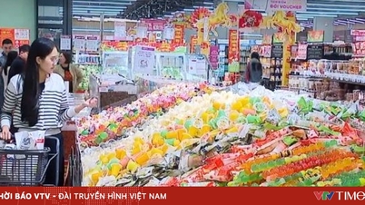 When shopping for Tet (Lunar New Year), people are "buying to use" rather than "buying to experience the Tet atmosphere."