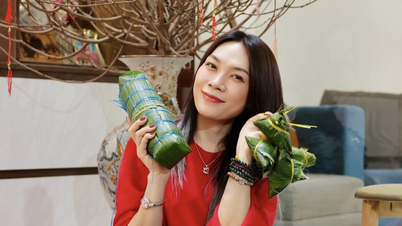 Tam, Thanh Thuy, dan ramai selebriti lain membuat kuih tradisional Vietnam dan melakukan kerja amal semasa Tet.