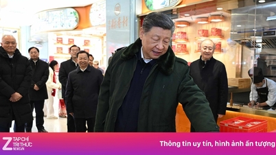 Kinesiske bakerier er overveldet av kunder etter president Xi Jinpings besøk for å hilse på nyttårsaften.