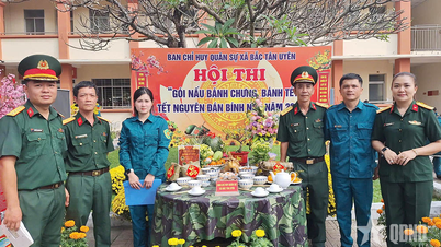 The Tet holiday is lively, and the spring is warm for the "square star" soldiers.