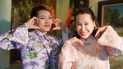 Giáng Son and Hà Trần surprise fans with their album 'Hanoi in the Colors of Spring' on the 26th day of the Lunar New Year.