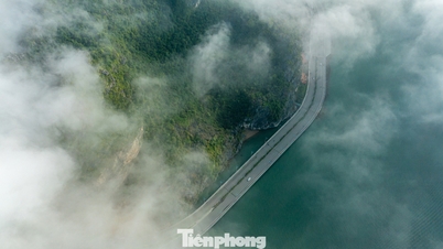 Paisaje inusual en la ciudad costera de Quang Ninh.