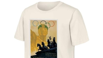 Internationella olympiska kommittén säljer minnes-T-shirts från nazitiden.