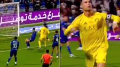 Ronaldo's "strange behavior" after scoring following his "rebellion"
