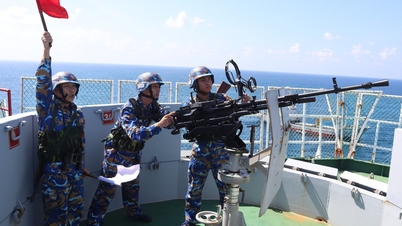 Tet (Lunar New Year) of the 'living landmarks' at sea, forever dedicated to the sacred sovereignty of the Fatherland.