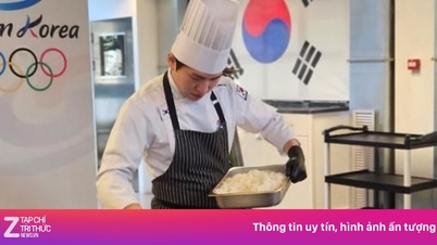 한국은 올림픽을 위해 자체 주방을 설치하고 김치와 소고기 700kg을 가져왔습니다.