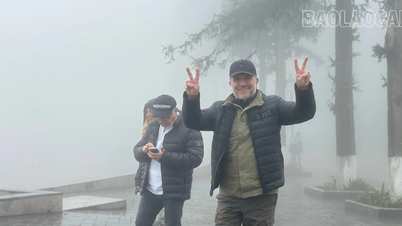 A ködbe burkolózó Sapa vonzza a turistákat a holdújév idején.