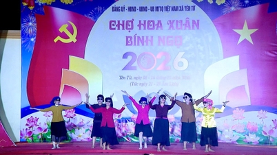 Suasana budaya yang meriah meraikan Tahun Baru Cina Kuda di Yen Tu.