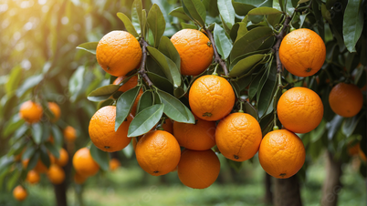 Tangerine orchards in Can Tho are laden with ripe fruit as Tet approaches.