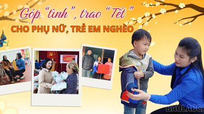 Het verspreiden van "liefde" en het brengen van "Tet" (Vietnamees Nieuwjaar) naar arme vrouwen en kinderen.