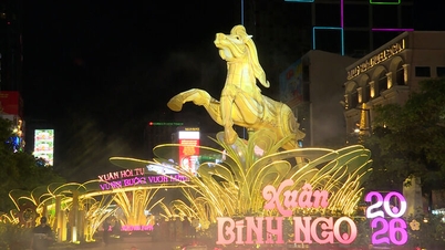 Nguyen Hue Flower Street kommer att vara öppen för lokalbefolkningen och turister fram till den sjätte dagen av Tet (månnyåret).