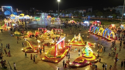 As ruas floridas mais vibrantes da primavera em Dong Thap, a "terra das flores".