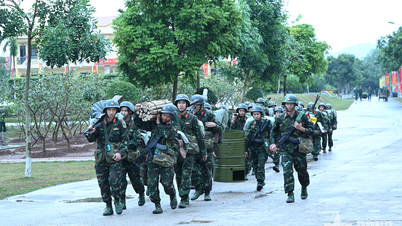 The 95th Regiment practices transitioning to combat readiness during the Tet holiday.