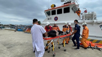 Rettidig redning av utenlandske skipsbesetningsmedlemmer i farvannet utenfor Khanh Hoa-provinsen.
