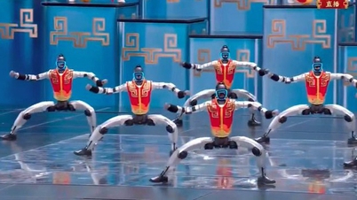 Robotok adnak elő „magas szintű harcművészeteket” Kína legnagyobb színpadán.