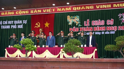 A város Népi Bizottságának elnöke, Nguyễn Khac Toan részt vett a ló holdújévének első napján tartott zászlófelvonási ünnepségen.