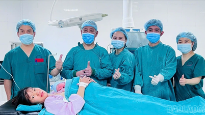De eerste twee burgers die in het Jaar van het Paard zijn geboren, werden verwelkomd in het ziekenhuis voor verloskunde en kindergeneeskunde van de provincie Lao Cai.