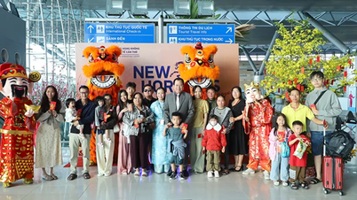 Can Tho International Airport welcomes its first flight of 2026.