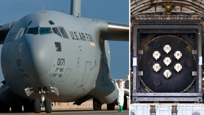 AS sedang menguji pengangkutan reaktor mikro-nuklir menggunakan pesawat C-17.