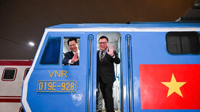 There is a spring on the trains.