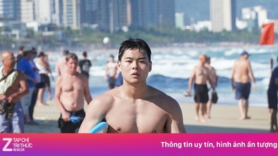 Pantai Da Nang kekal dibuka semasa percutian Tet.