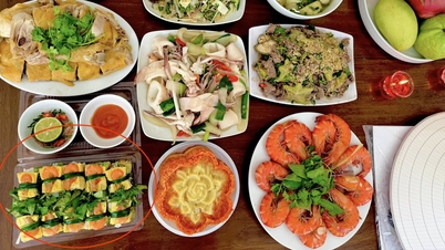 Ein besonderes Gericht als Gegengewicht zur Reichhaltigkeit der Tet-Festmahle in Hai Phong – ein Erlebnis nach dem Motto „Eins essen, zehn bekommen“.