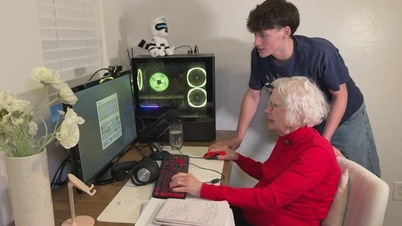 81歳の女性が、ガンを患う孫のためにMinecraftのライブ配信を行っている。