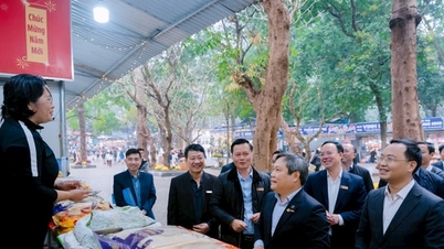 Ordföranden för Hanois folkkommitté, Vu Dai Thang, inspekterar organisationen av Huongpagodfestivalen.