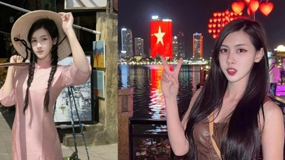 בחורה תאילנדית לוהטת משחררת סדרת תמונות לחגיגת טט (ראש השנה הירחי) בדאנאנג.