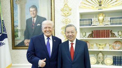 Sekretarz generalny To Lam spotyka się z prezydentem USA Donaldem Trumpem
