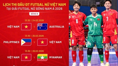 Spielplan der vietnamesischen Frauen-Futsal-Nationalmannschaft in der Gruppenphase der Südostasiatischen Futsal-Meisterschaft 2026.