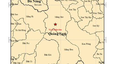 Quang Ngai: Seis terremotos consecutivos golpean Mang But.