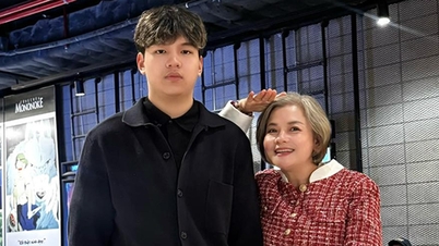 People's Artist Thu Quế rarely shows off her tall son, while Đen Vâu and Hoàng Thùy Linh cause a sensation.