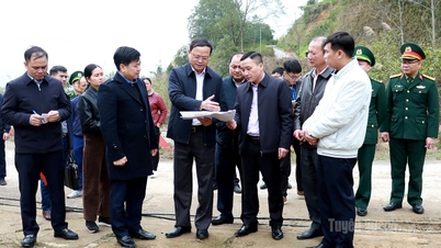 Den faste nestlederen i den provinsielle folkekomiteen, Nguyen Manh Tuan, inspiserte flernivå-internatskoleprosjektene i kommunene Tung Vai, Nghia Thuan, Bach Dich og Thang Mo.