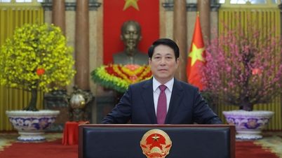 Saudações de Ano Novo para o Ano do Cavalo 2026 do Presidente Luong Cuong.