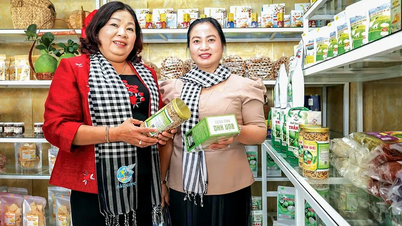 Landwirtschaftliche Produkte aus dem Mekong-Delta werden auf der Plattform „Digital Spring“ präsentiert.
