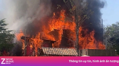 Kompleks kafe dan restoran di Kota Ho Chi Minh untuk sementara menghentikan operasional setelah terjadi kebakaran.