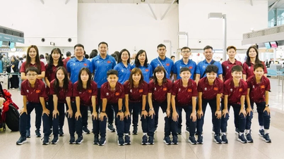 Tim futsal putri Vietnam berangkat menuju Kejuaraan Futsal Asia Tenggara 2026.