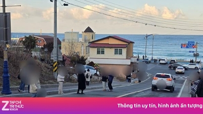 Ξεσπά διαμάχη καθώς τουρίστες μπλοκάρουν δρόμο για να βγάλουν φωτογραφίες σε παραθαλάσσια γειτονιά της Νότιας Κορέας.