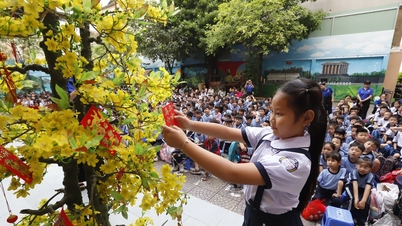 Bijna 2,6 miljoen leerlingen in Ho Chi Minh-stad keerden na de nieuwjaarsvakantie vol enthousiasme terug naar school.