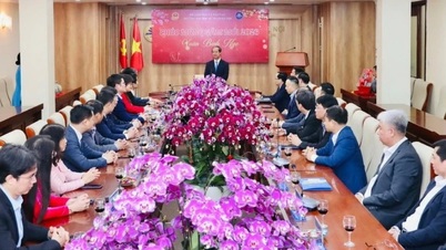 O Ministro Nguyen Kim Son visita a Universidade Pedagógica de Hanói e lhe envia felicitações de Ano Novo.