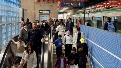 Plus de 243 000 passagers ont emprunté le métro de Hanoï pendant les 9 jours du Têt (Nouvel An lunaire).