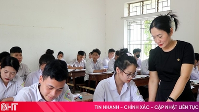 De provincie Ha Tinh standaardiseert het derde vak voor het toelatingsexamen voor de middelbare school.