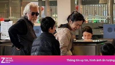 The director of 'The Condor Heroes' takes his wife and children on a trip to Vietnam during Tet.