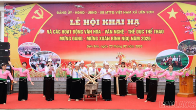 Het behoud van het Khai Ha-festival van het Muong-volk in Lien Son.
