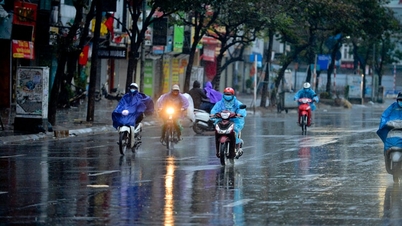 In Noord-Vietnam zal het 's ochtends en 's avonds koud zijn, met op sommige plaatsen hevige regenval.