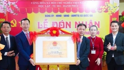 Sai Khe Temple receives City-level historical monument ranking certificate.