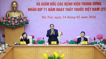 총리는 의료 분야의 저명한 과학자 대표들과 만났습니다.