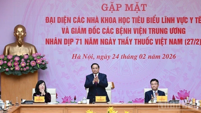Pham Minh Chinh miniszterelnök kiemelkedő egészségügyi tudósok képviselőivel találkozik.